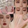 Niulang Zhinv Single Shade Pearlescent Glitter Shimmer Highlighter Palette for Multi-use Color Makeup