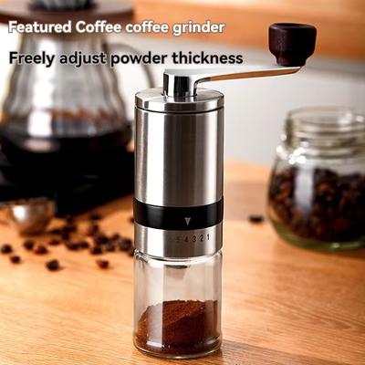 Hand Coffee Grinder Ceramic Grinding Core Manual Coffee Grinder for Espresso To French Press with Adjustable Coarseness