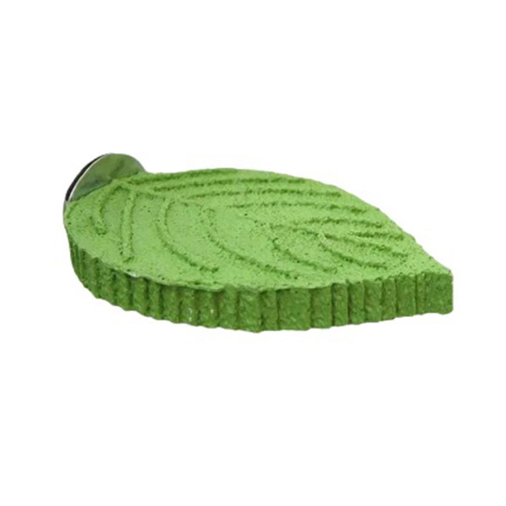 Resin Parrot Claw Grinding Perch Leaf Shape Wear-resistant Parrot Biting Stand Screw/Suction Cup Stable Parrot Perching Station