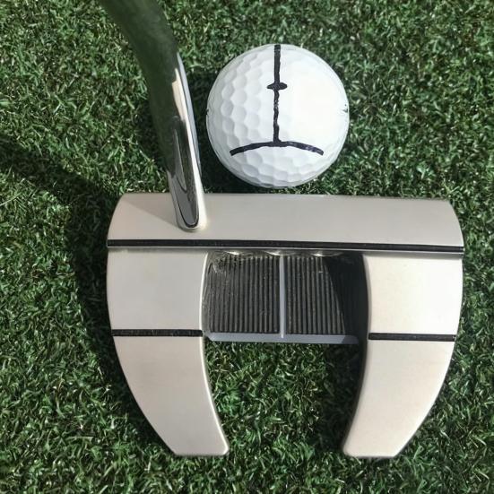 3Pcs Golf Ball Alignment Tool Impact Ball Liner Stencil Accurate Putter Face Target Line Precision Putting Aid