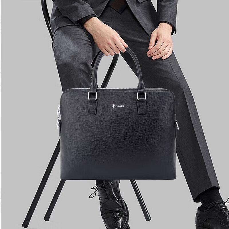 Мужская деловая сумка-портфель для ноутбука PLOVER 16 inch