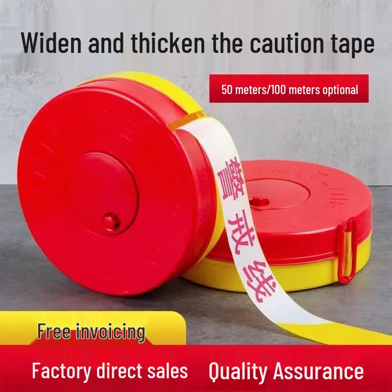Retractable Safety Warning Barrier Tape