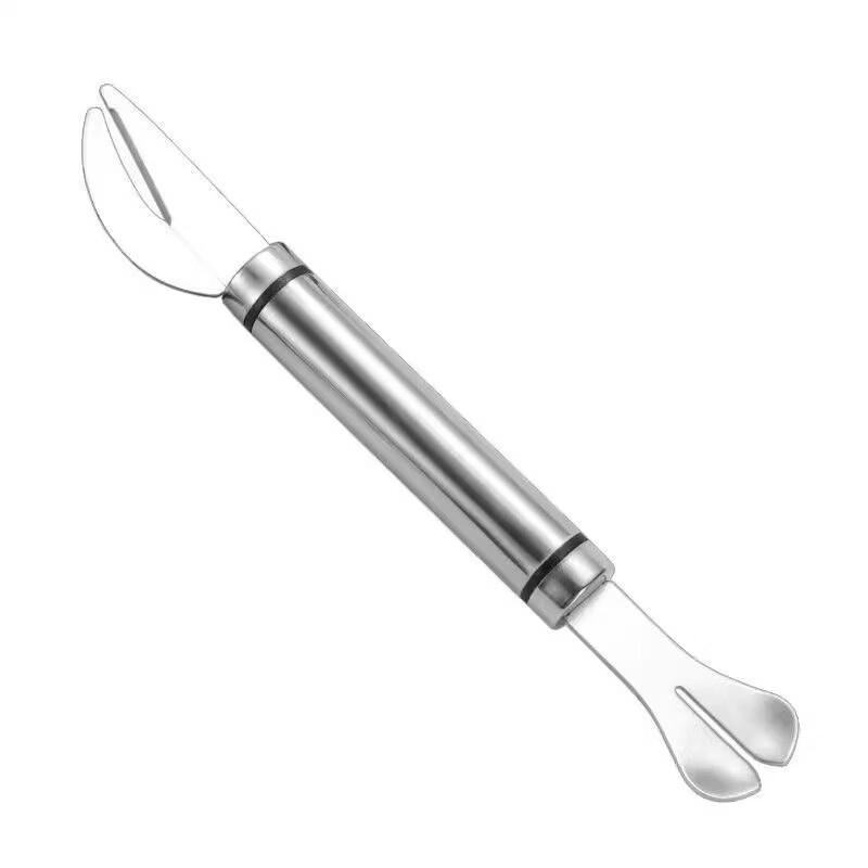 ZISIZ Stainless Steel Double-Head Intestine Cleaning Tool