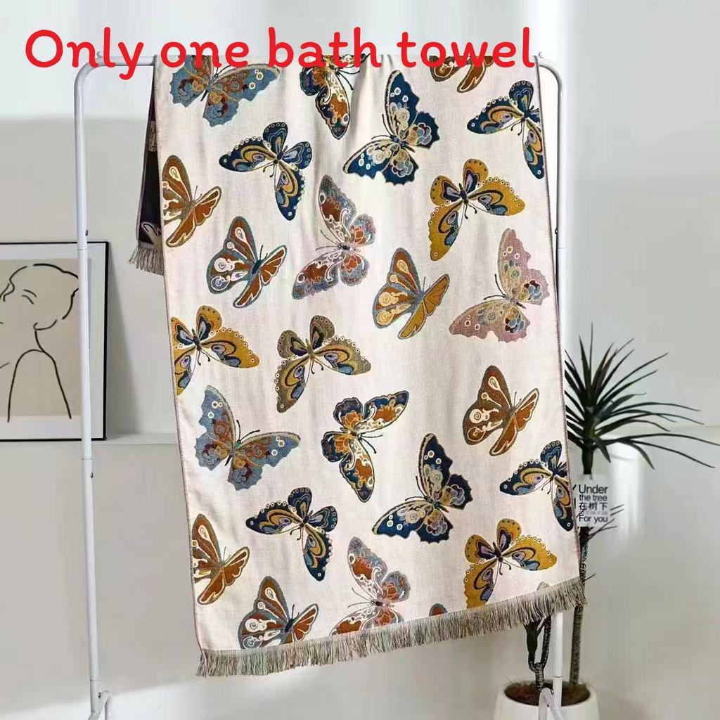 Cotton Bath Towel With Absorbent Quick Dry Fabric For Couples Home Use