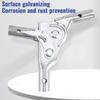 Steel Sofa Angle Adjuster Joint 4/5 Gears Adjustable Foldable Folding Sofa Hinge Three Tube Lifting Backrest Hinge