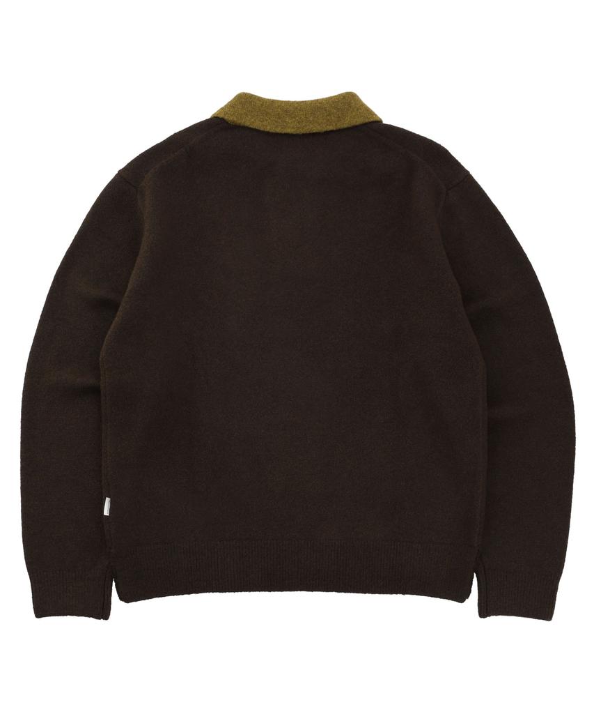 NOWANDTOMORROW Collar Pullover [3 Color]