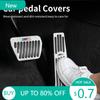UYDH3 New 2Pcs Car Logo Door Pedal Cover Alloy Door Pedal Cap Accessories For E30 E34 E36 E39 E46 E52 E53 E60 E61 E62 E70 E71