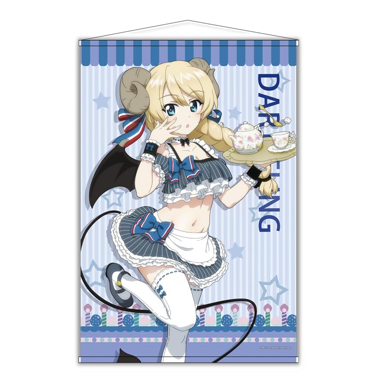 Girls & Panzer Final Chapter Darjeeling Original B2 Tapestry Little Devil Waitress
