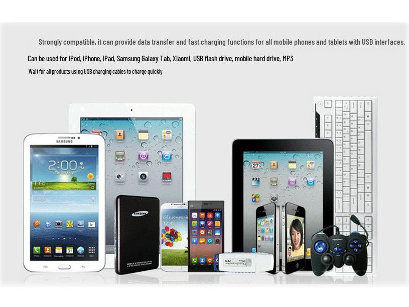 USB 3.0 Hub Expander: 4-Port Fast Charging Multi-Interface Splitter