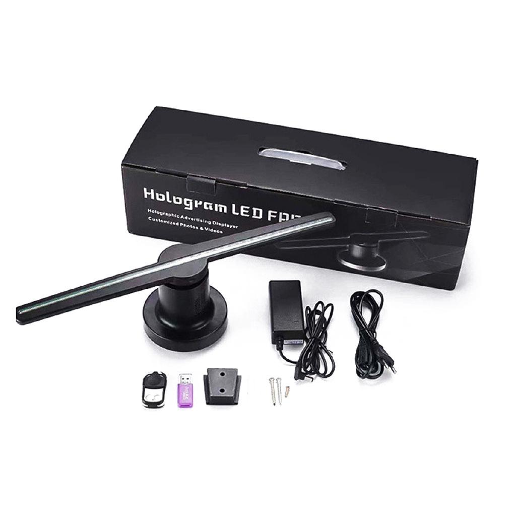 New 224 Lamp Beads LED Rotating Display WiFi Holographic Projector 3D Holographic Advertising Machine 10-15W