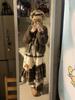 Retro Mori-Kei Candied Chestnuts Plaid Skirt with Embroidery Patchwork