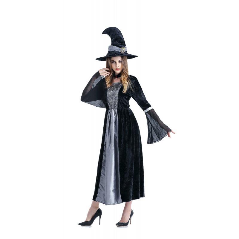 New Halloween Costume Adult Death Night Wandering Soul Female Ghost Costume, Witch Robe Uniform