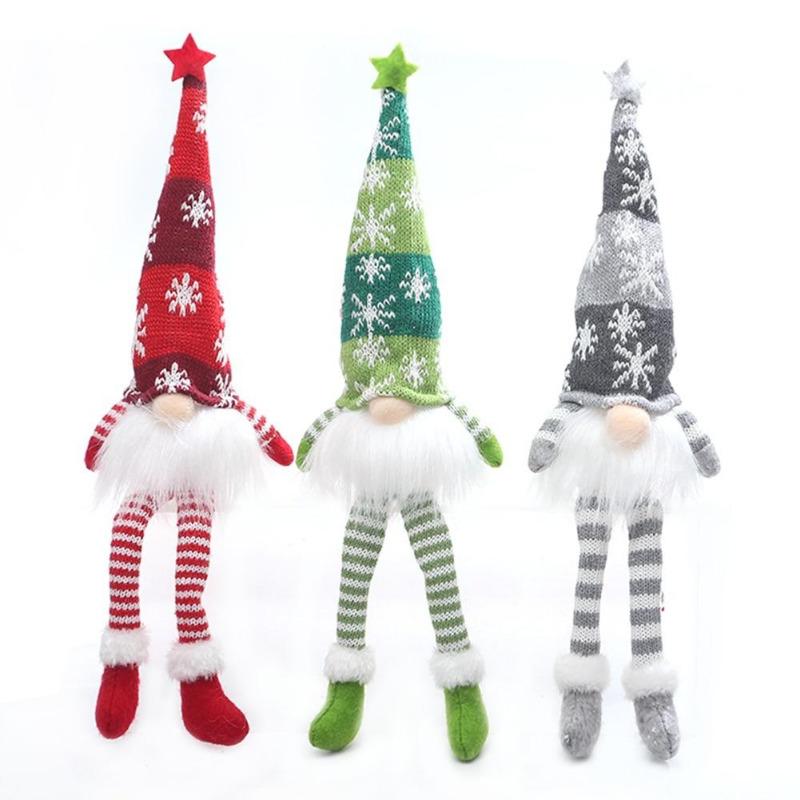 Vánoční ozdoby Vánoční trpaslík Santa Xmas Veselé vánoční dekorace Potřeby Stolní dekorace na dárky Produkty Tkanina