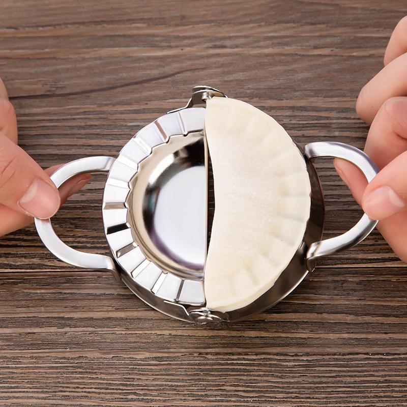 Dumpling Mold Stainless Steel Dumpling Maker Ravioli Empanada Dumpling Skin Artifact Dough Press Kitchen Accessories