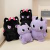 35/45CM Kawaii Cartoon Anime Angel Devil Little Monster Stuffed Plush Toy Children's Lovely Devil Monster Handmade Doll