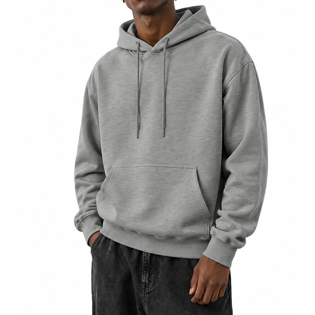 Herren Kapuzenpullover Farbe, Langarm Freizeit Lockerer Pullover