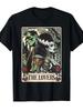 Unisex Frankenstein Braut Karten T-Shirt - Gothic Horror Grafik T-Shirt mit Monster