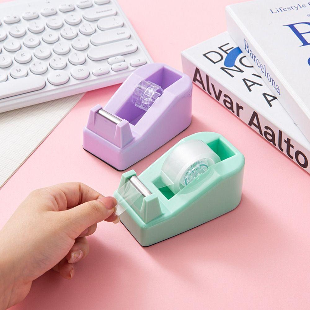 

DIY Decoration Tape Dispenser Paper Tape Tape Cutting Tool Simple Tape Holder Cutter Scrapbooking зелёный