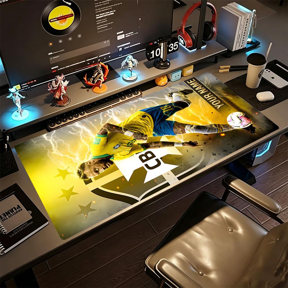 Sky Soccer Dream Neymar Large Mouse Pad Office Mouse Mats Computer Desk Mat Nonslip Rubber Base Gaming Accessories Ideal Gift For Gamers