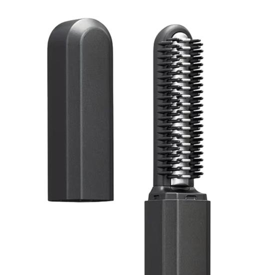 Mini Cordless Hair Straightener Comb Portable Women Bangs Hair Straightening Brush USB Rechargeable Fast Heating Electric Hair Brush