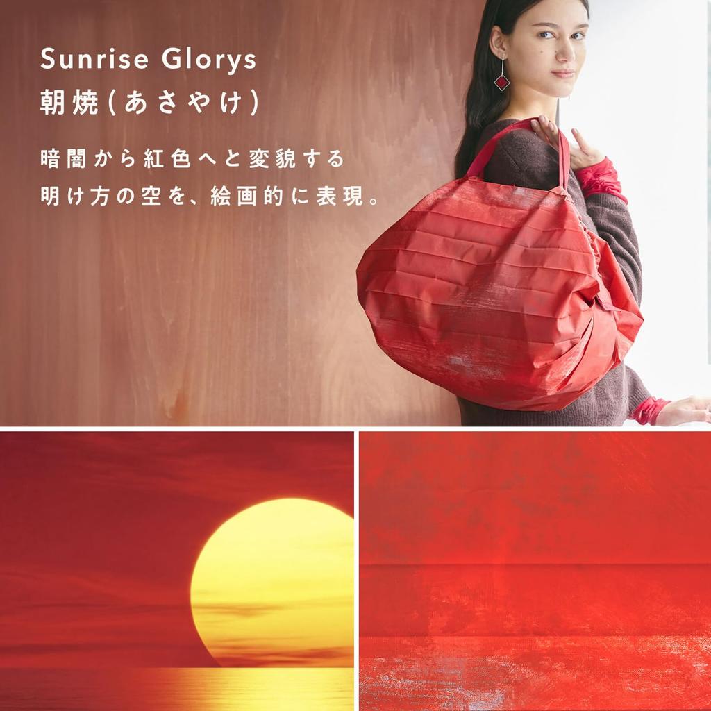 Shupatto Compact Bag M Shupatto Eco Bag up in one [Marna] (Moon & Sun/Blue Moon) (Folds go)