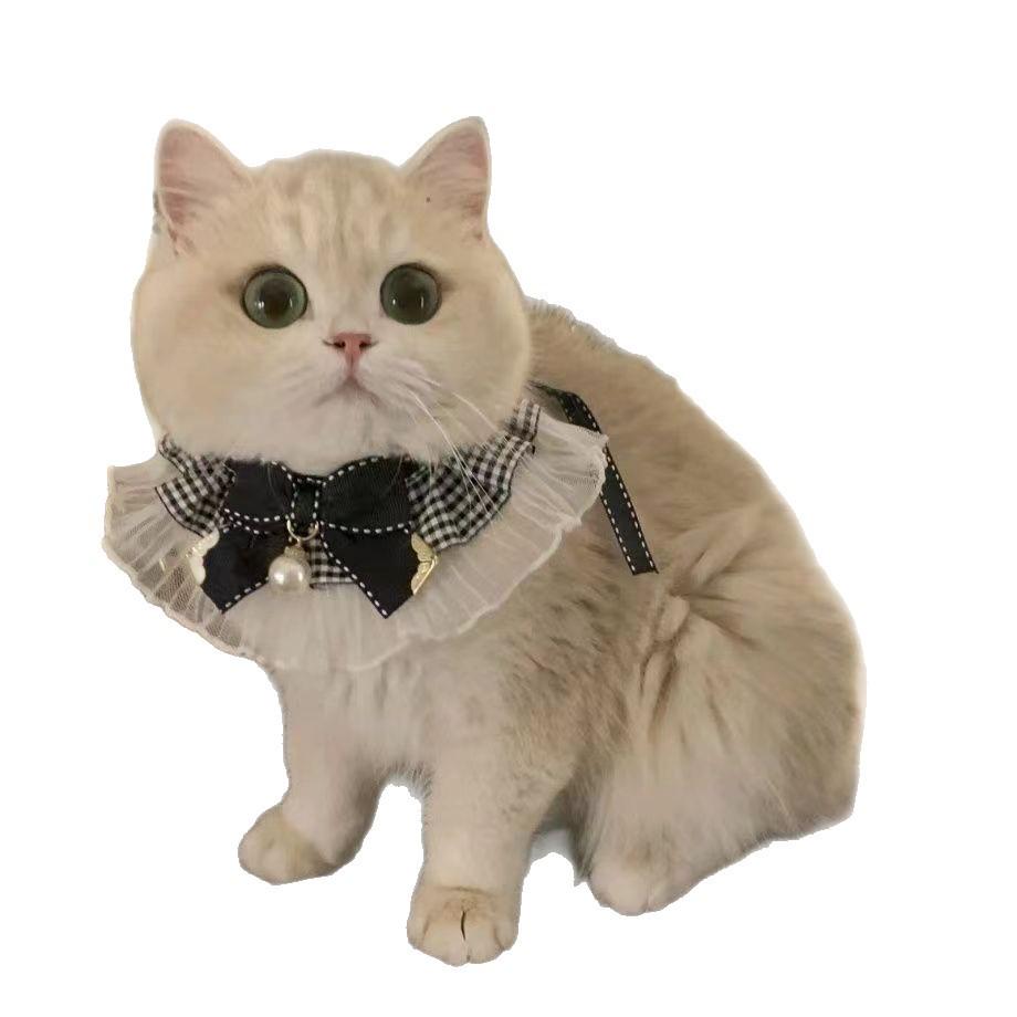 New Cross-Border Pet Bib: Dog Drool Scarf for Small & Medium Breeds, Decorative Cat Accessories
