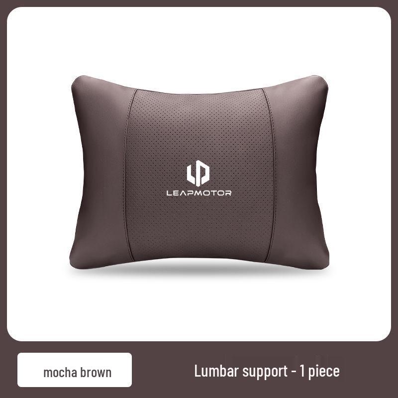 Suporte Lombar para Bancos de Carro Leapmotor T03/C11/C01/C16/C10 - Conforto de Alta Qualidade e Proteção da Cintura Encosto de Cabeça
