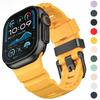 Trail Silicone Band for Apple Watch Ultra 3 2 49mm Strap 46mm 45mm 44mm Sport Bracelet for iWatch Series 11 10 Ultra 9 8 7 6 SE3