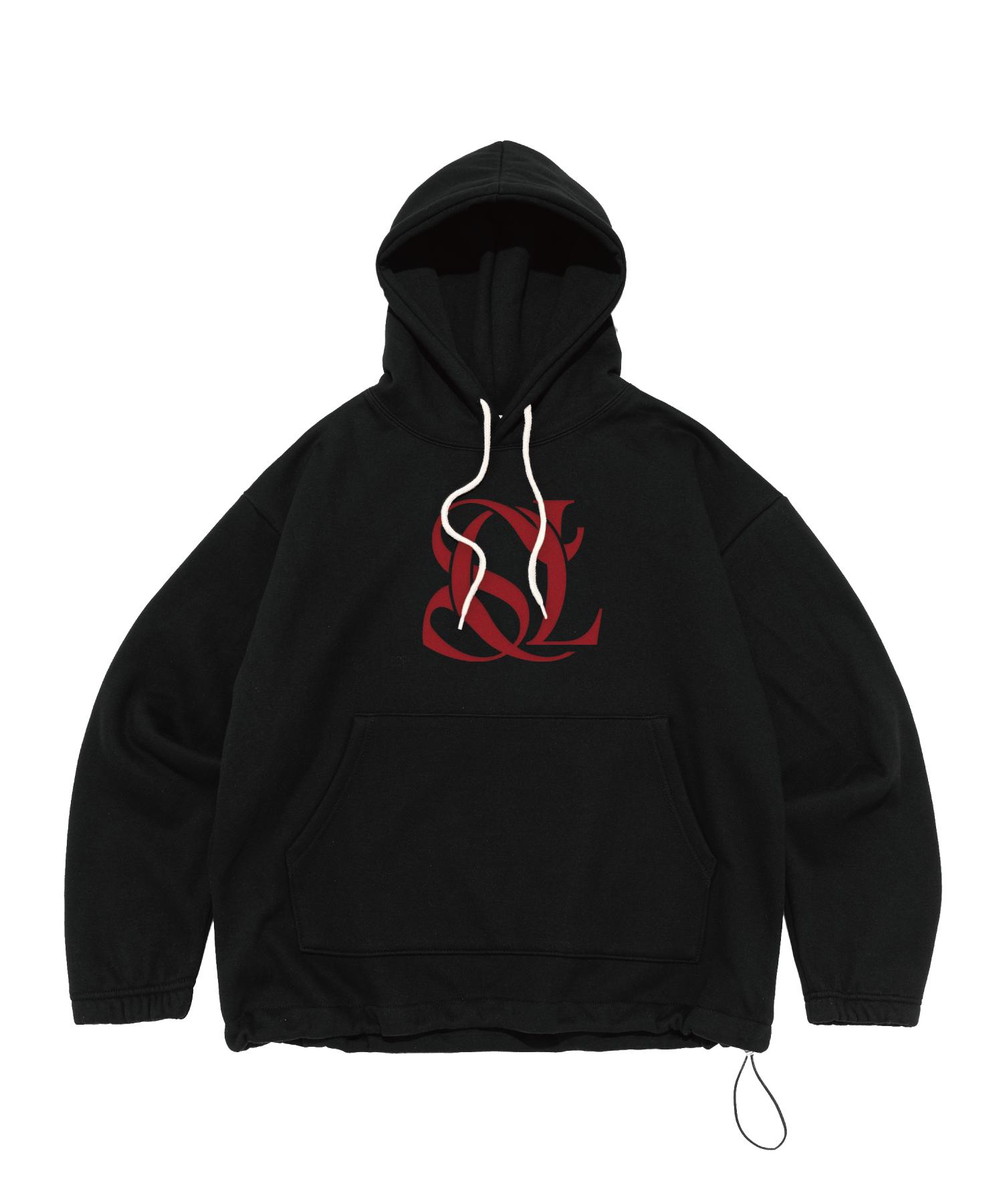 Seoul Apparel Seoul Logo String Hoodie (Black) (Fleece-Lined) 01