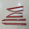 Universal 4Pcs Stainless Steel Car Side Body Fender Trims Decoration Mirror polishing