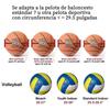 Basketball Bag Oxford Cloth Wear Resistant 1 Shoulder Ball Bag with Mesh Pocket for Outdoor Sports Black