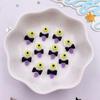 30pcs Resin Mini Colorful Painted Cartoon Ghosts Bat Pumpkin Spider Bat Candle Figurines Flat Back Nail Art DIY Scrapbook M437 H
