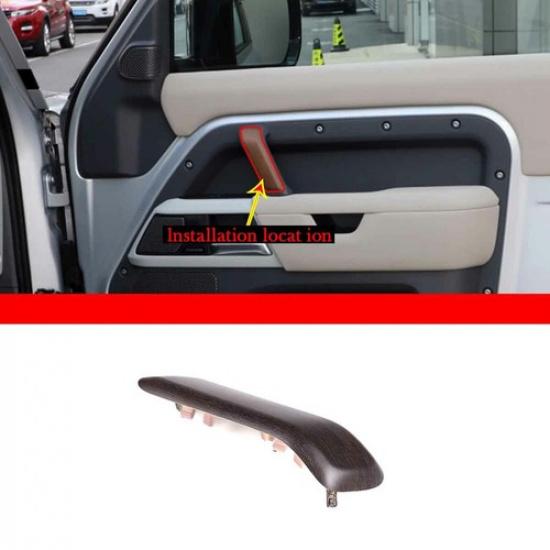 Oak Grain ABS Inner Handle Cover For Land Rover Defender 90 20-22 High-version