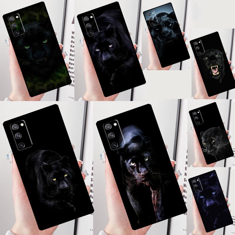 Tier Panther Handyhülle Für Samsung Galaxy S25 Ultra S9 S10 S20 S21 S22 Plus S24 FE S23 Ultra Rückabdeckung