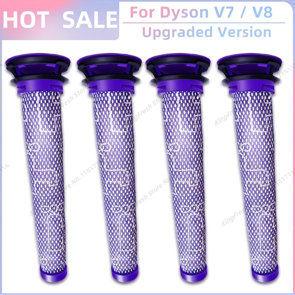 Compatible For Dyson V7 V8 Pre Filter Post Filter Replacement Parts Accessories Vacuum Front and Back Washable Filter