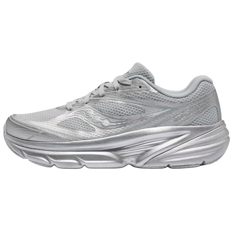 

SAUCONY GUARD AMR Амортизирующие Нескользящие Износостойкие Низкие Повседневные Кроссовки для Бега Унисекс Серо-Серебристые Saucony S28238-9 44.5