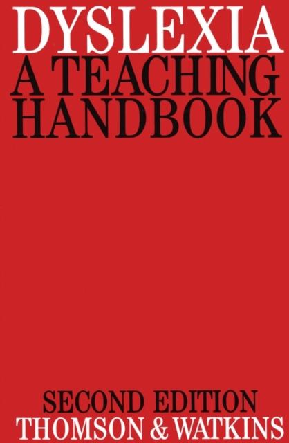 Kniha Dyslexia : A Teaching Handbook