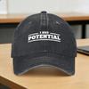 Baseball Cap I Had Potential Summer Casual Hip Hop Hats  Women Unisex Design Tennis Skate Breathable Snapback Cap