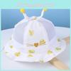 Baby Summer Sun Hat With Large Brim And Breathable Cotton For Toddler Girls And Boys