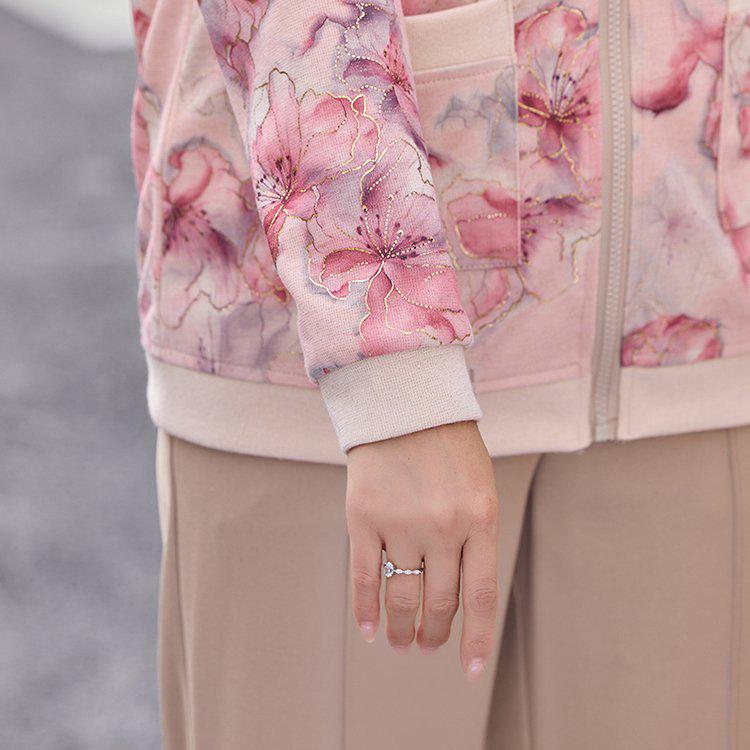 2026 Stylish Spring Jacket for Middle-Aged & Elderly Women - Loose, Lightweight, Short Top for Spring & Autumn