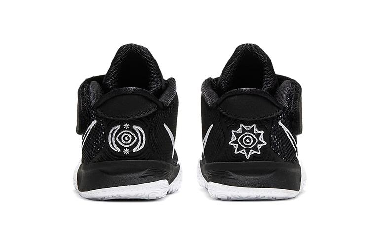 Nike Kyrie 7 Mid Top Basketball Shoes Black White Infant And Toddler CT4980-002