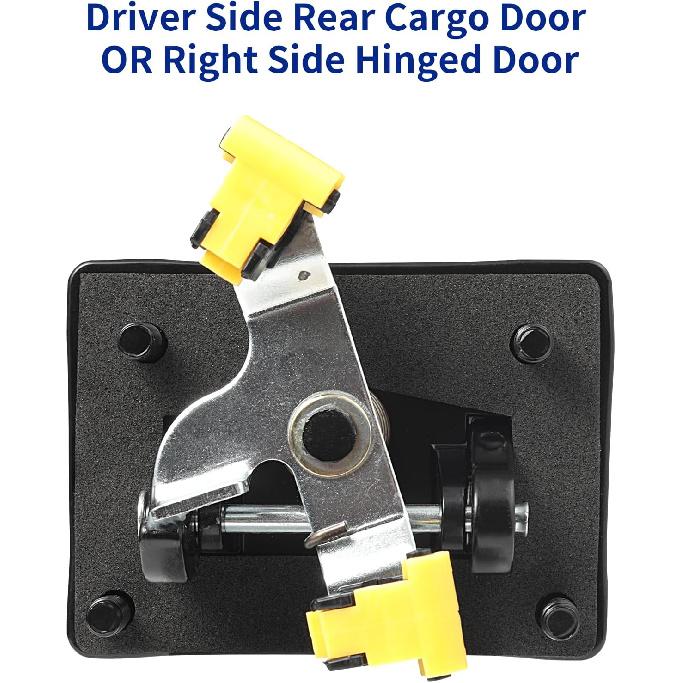 77498 Rear Cargo Door Latch Handle (Upgraded Metal) Compatible With Chevy Astro Express Suburban Tahoe, GMC Safari Savana Suburban Yukon, Cadillac