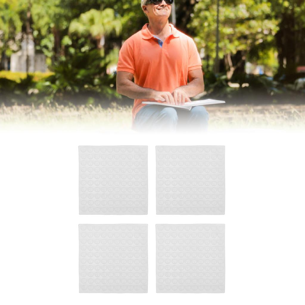 400pcs Tactile Dot Sticker Set Silicone Braille Stickers   Dots for Visually Impaired 6mm Diameter