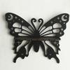 Vintage Butterfly Shape Wood Crystal Shelf Wall Hanging Floating Shelves for Potted Plant Candle Holder Organizers Rack