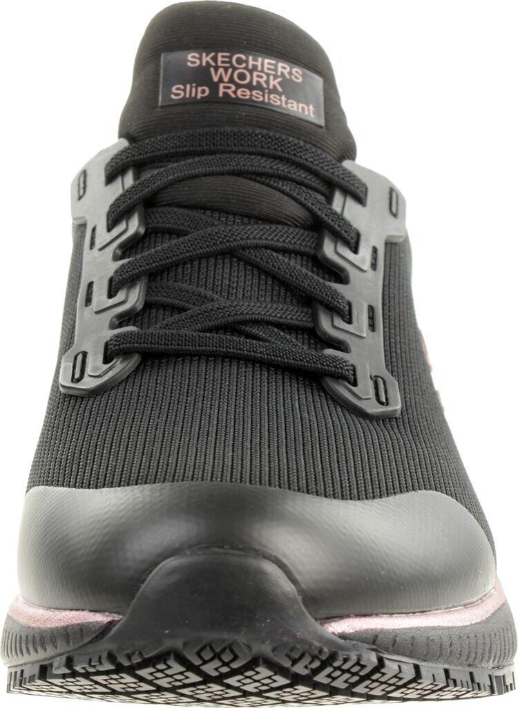 Skechers Work Sneakers: Squad SR Women Black/rose
