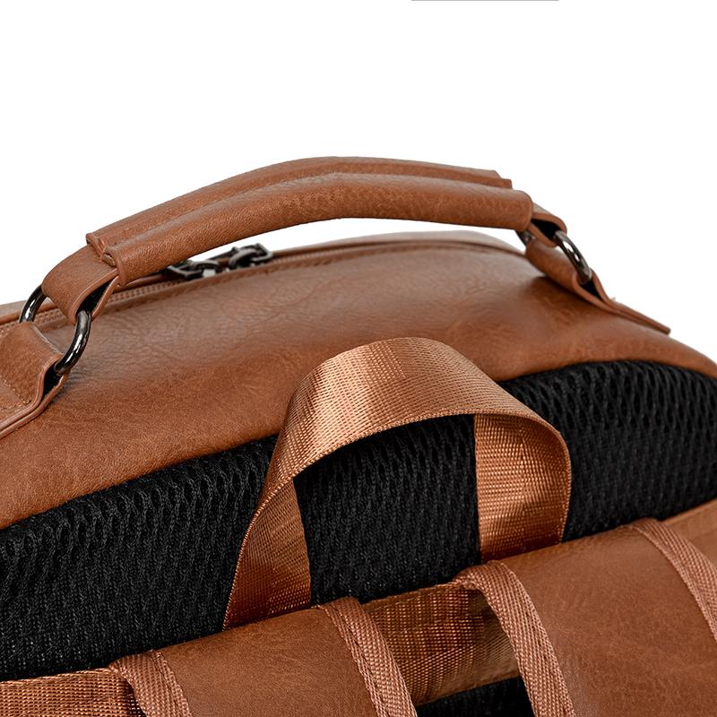 Fashion Men's Bag Trend Brand Retro Casual Backpack High Quality Waterproof Travel Bag Large Capacity Business Computer Bag