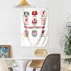 Liverpool Custom Your Name Wall Decor Tapestry Art For Pet Memorial Birthdaywedding Party Backdrop Family Gift
