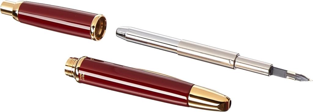 Pilot CAPLESS Fountain Pen Deep Red Fine Nib FC-15SR-DR-F with Converter