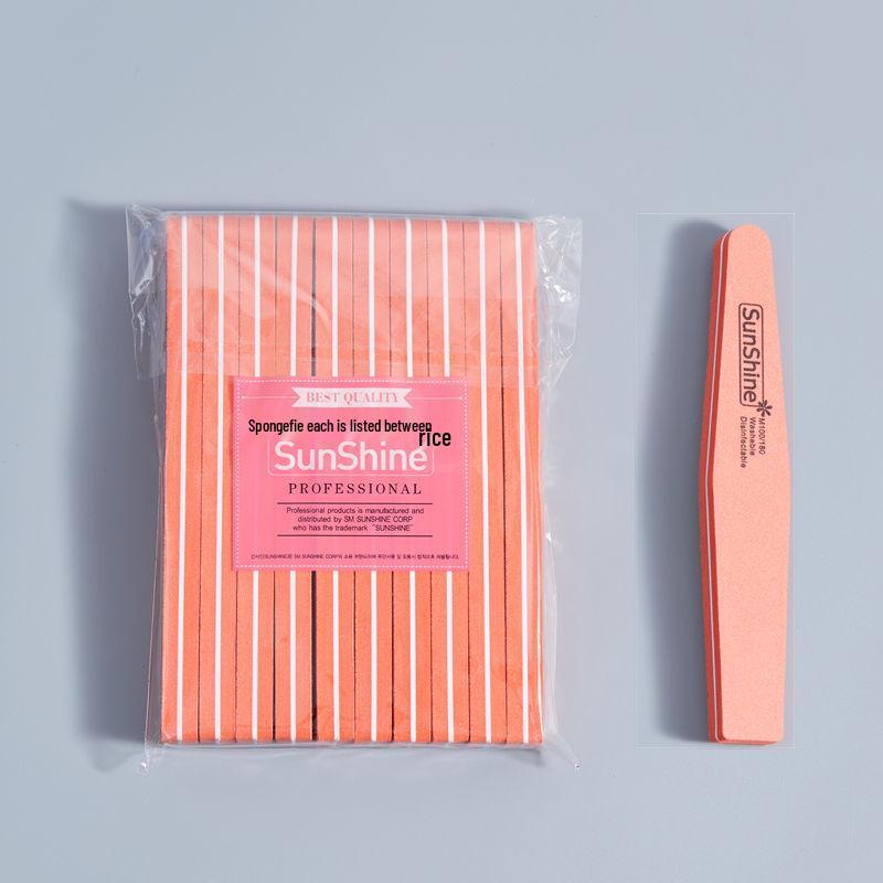 Sunshine Manicure Double-Sided Polishing and Buffing Sponge for Nail Surface Care