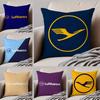 Classic German Airline Brand LLufthansa Cushion Cover Throw Pillow Cover Hidden Button Durable Polyester Chair Cushion
